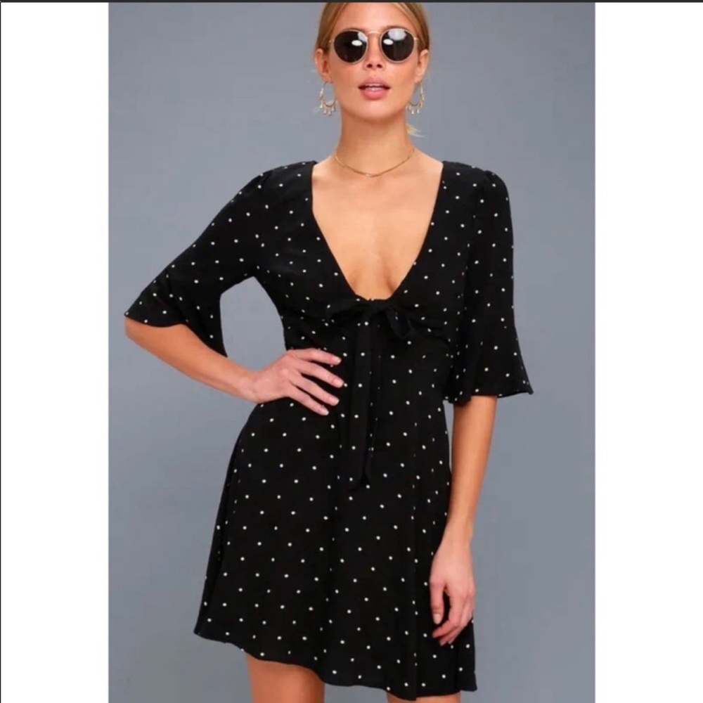 Free people polka dot dress
